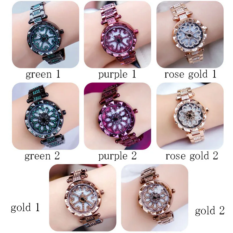

Dimini Women Luxury Watches Brand Lady Crystal WristWatches Fashion Woman Clock Quartz Ladies Watches Women Female Montre Femme