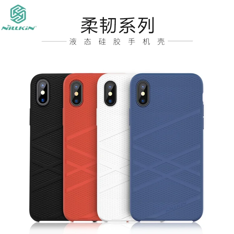 

Case For Apple iPhone X Original Nillkin FLEX Silicon Protective Case For iPhone X High Quality TPU Back Cover For iPhone X Case
