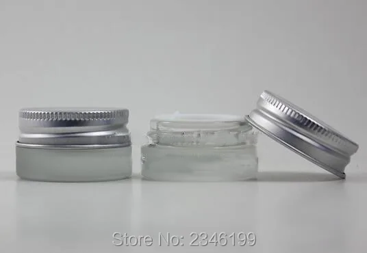 Женская стеклянная баночка для крема 5 мл пустой косметический контейнер из