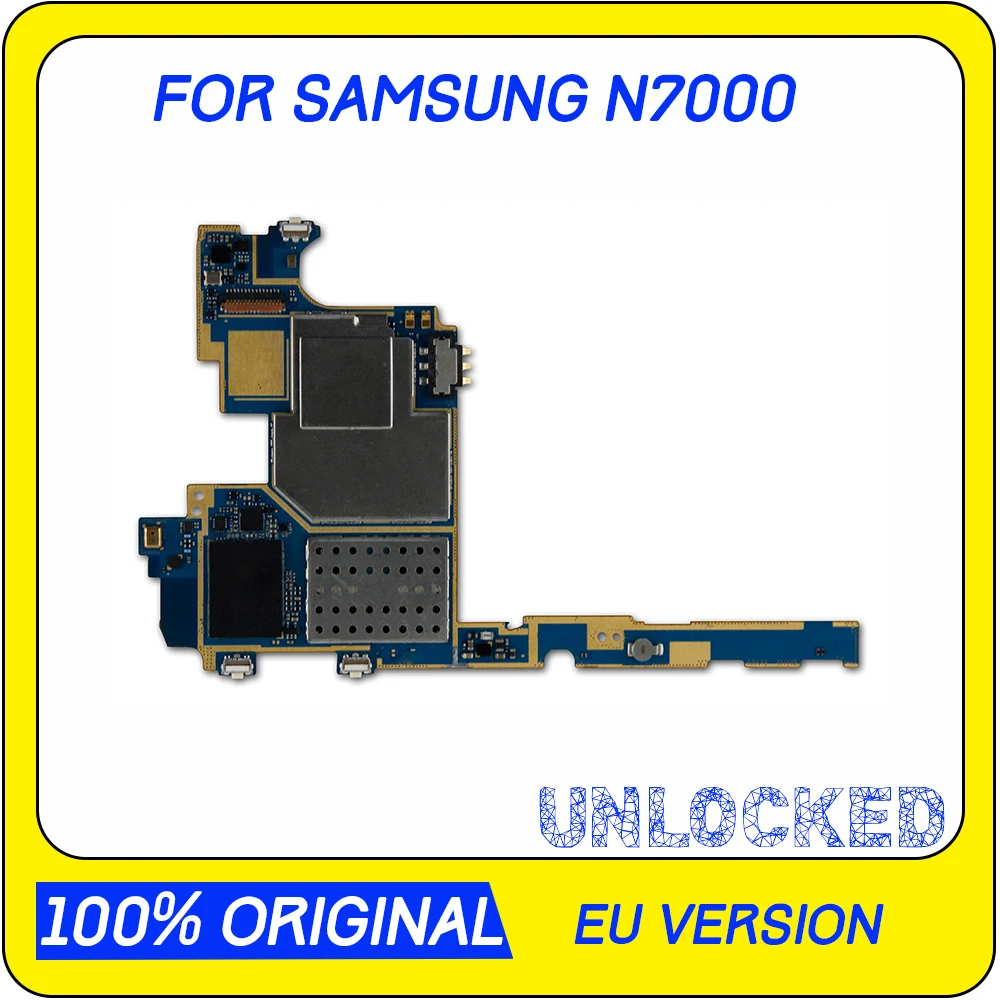16 Гб Европейская версия оригинальная материнская плата для Samsung Galaxy Note 1 N7000 100%