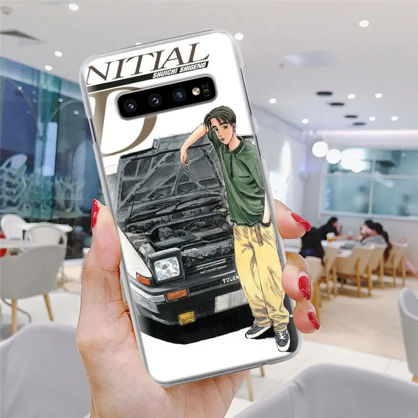 INITIAL D AE86 чехол для телефона для samsung Galaxy S10e S10 плюс S7 S8 S9 Plus, Note 8, 9, 10, плюс S10 5G M20 M30 жесткий чехол Coque