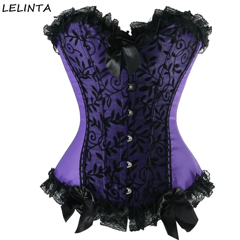 Модные пикантные Корсеты на шнуровке для талии и бюстье Женский корсет тонкий