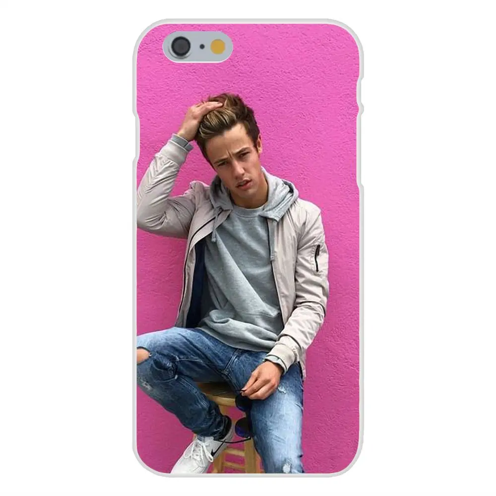 Милый чехол для телефона Galaxy A3 A5 A7 A8 A9 A9S On5 On7 Plus Pro Star 2015 2016 2017 2018 розовый Mrs Cameron Dallas |