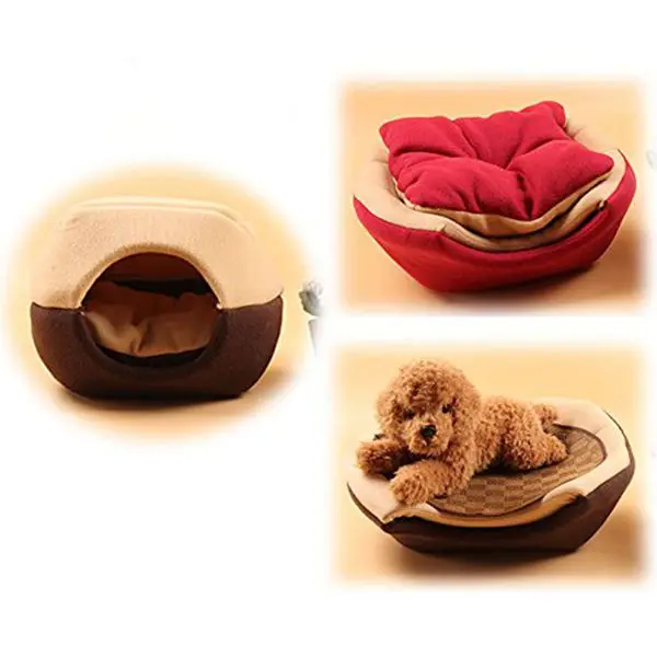 WSFS Hot Pet House Bed Dog Cat Dome 2 Way Indoor Mat Attaches|Дома конуры и манежи| |
