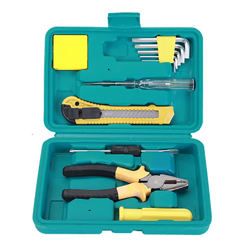 

12pcs/set Combination Hand Tools Slotted Philiips Screwdriver Test Pen Piler Wrench Kit Household Repairing Tools Customize LOGO