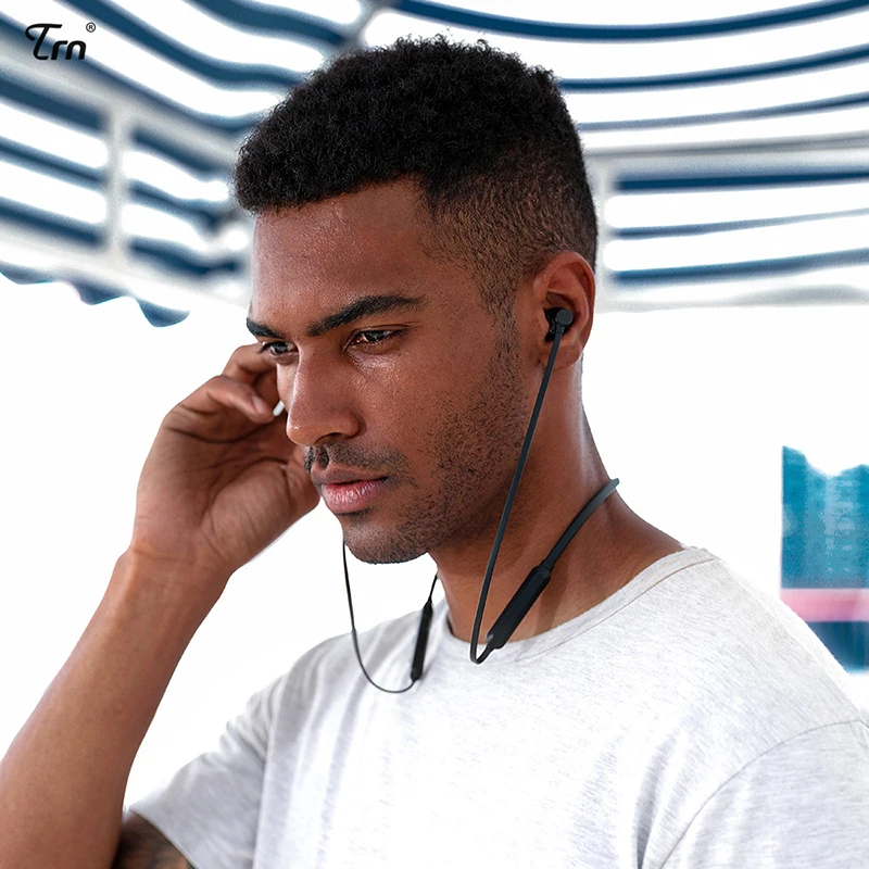 100% Новые оригинальные TRN AS10 беспроводные bluetooth наушники спортивные шейные IPX7