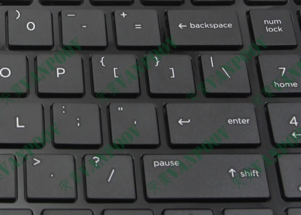 Новая американская английская клавиатура для ноутбука HP Pavilion 17E 17-E 17-E000 17-E100 17-Exxx 17Z-E, черная, с рамкой, 725365-001 (art.: 3920db5507dce) - 3920db5507dce