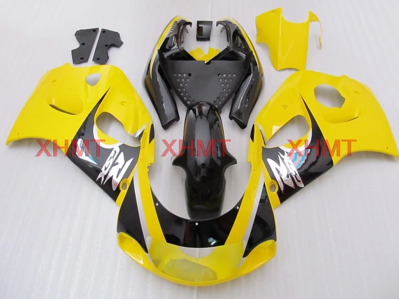 Для GSX R 600 1996 2000 наборы для тела Suzuki GSXR750 1999 детали корпуса желтый черные кузовные