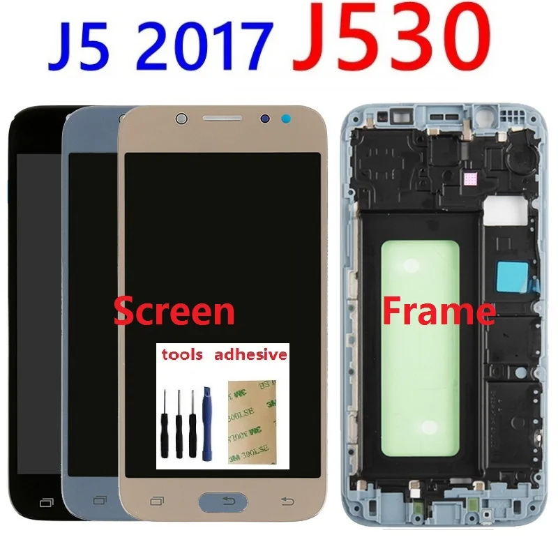 ЖК дисплей для Samsung Galaxy J5 Pro 2017 сенсорный дигитайзер датчик J530F J530FN J530F/DS J530G J530M