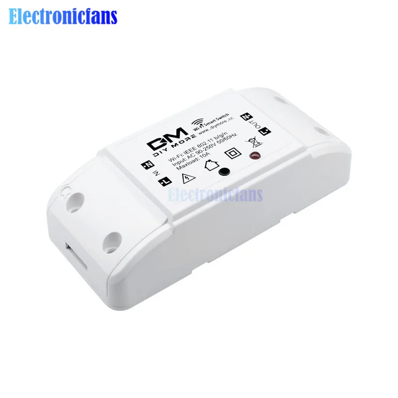 Sonoff Basic Wifi Smart Switch Беспроводное дистанционное управление корпус из АБС пластика