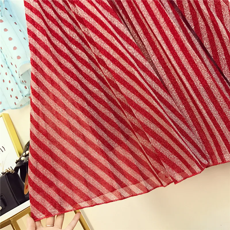 Женская шифоновая рубашка с принтом божьей коровки и бантом + блестящая шелковая