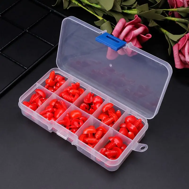 100 шт Пластиковые безопасные носики для медвежонка щенка куклы мягкие игрушки