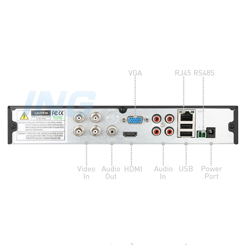 Камера видеонаблюдения Hybird DVR 4 канала 1080P 1080N H.264 AHD IP 3 в 1|1080p nvr|ahd dvr4 channel nvr |