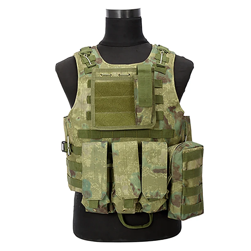 Камуфляж для охоты военный тактический жилет Wargame Body Molle Armor охотничий жилет CS Уличное оборудование с 5 цветами