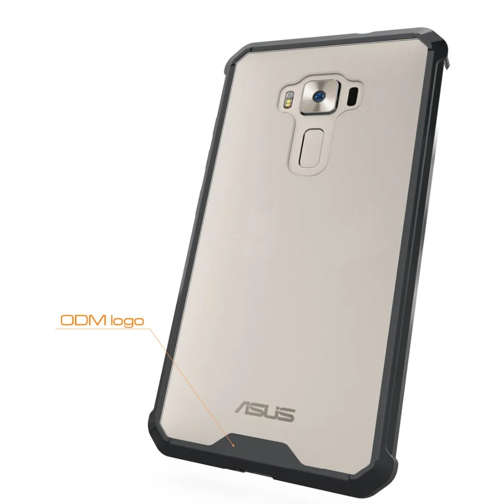 Чехол для телефона для Asus Zenfone 3 ZE552KL акрил+ ТПУ прозрачный армированный защитный чехол