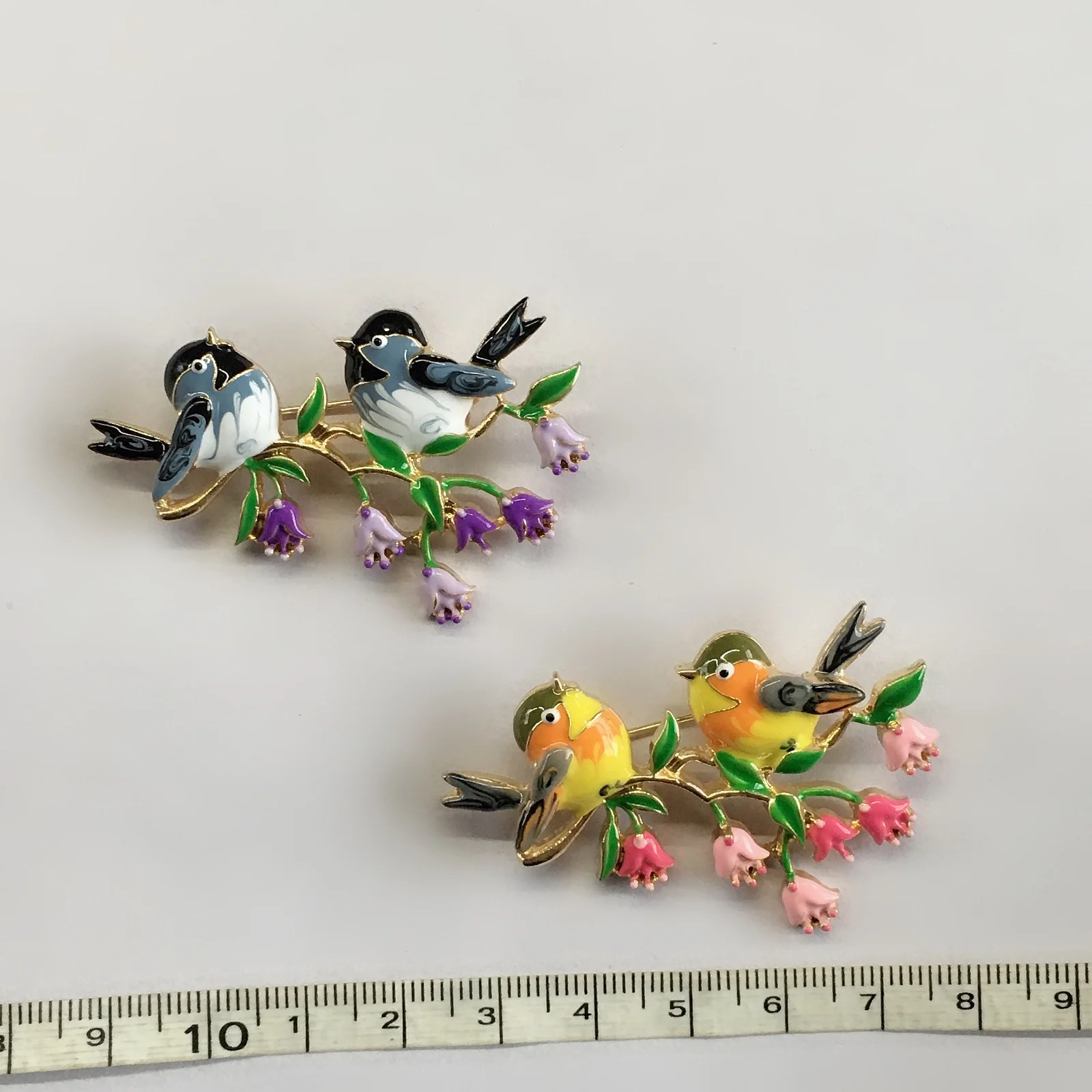 Женская Брошь с эмалью брошь в виде птицы и цветка Корейском стиле 2019|Броши| |