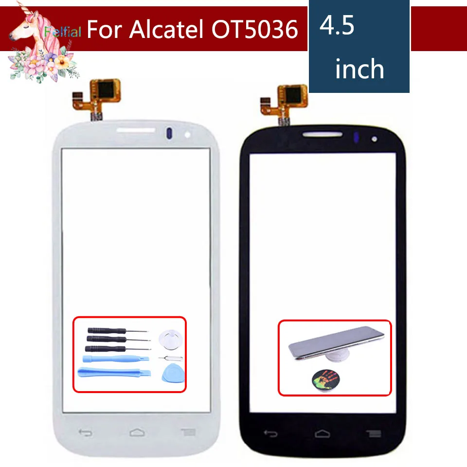 Дигитайзер сенсорного экрана для Alcatel One Touch POP C5 5036 OT 5036D 5037E OT5036 внешнее стекло