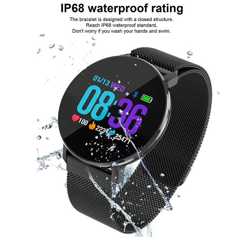 Фитнес браслет смарт кровяное давление часы для мужчин Pulsera Inteligente Pulsometro монитор