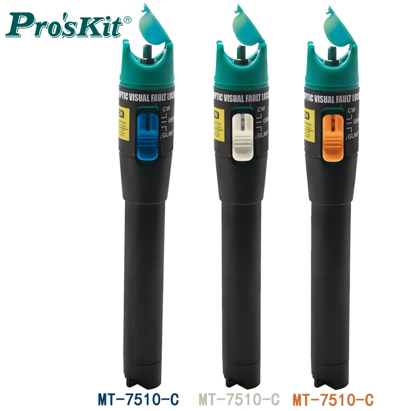 Pro'skit MT-7501-C MT-7505-C лазерная оптическая волоконная тестовая ручка волоконно-оптический кабель тестовая er линия инструмент для измерения сети