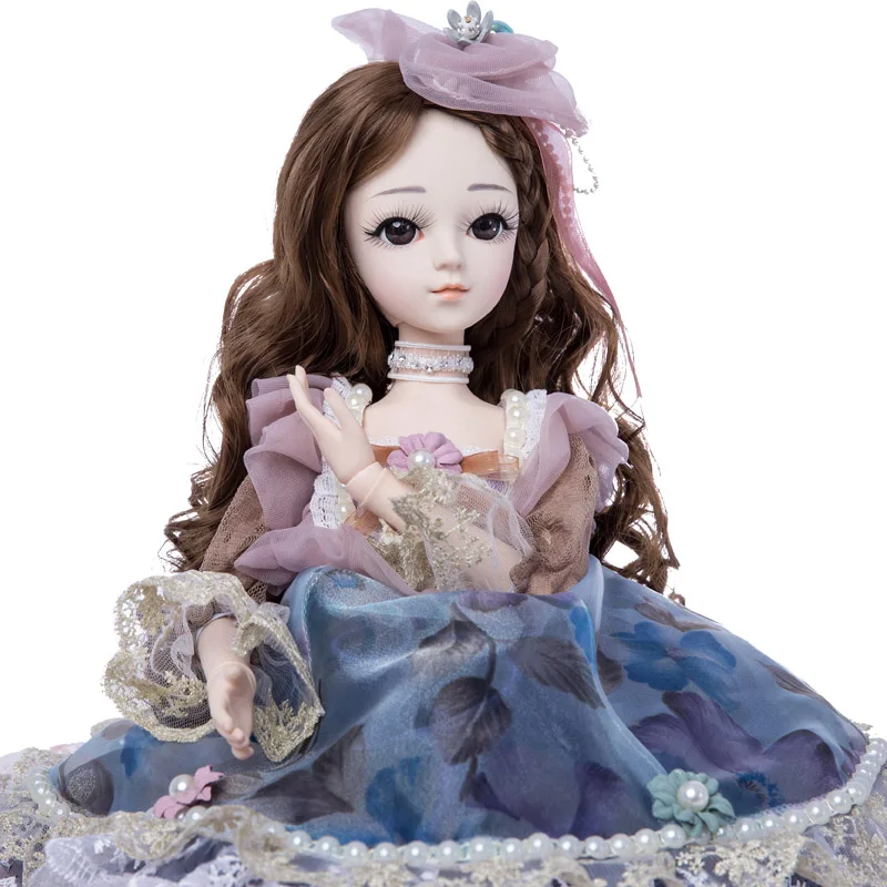Принцесса Анна 1/3 60 см BJD кукла DIY Мода парик кукла одета принцесса кукла девочка игрушки
