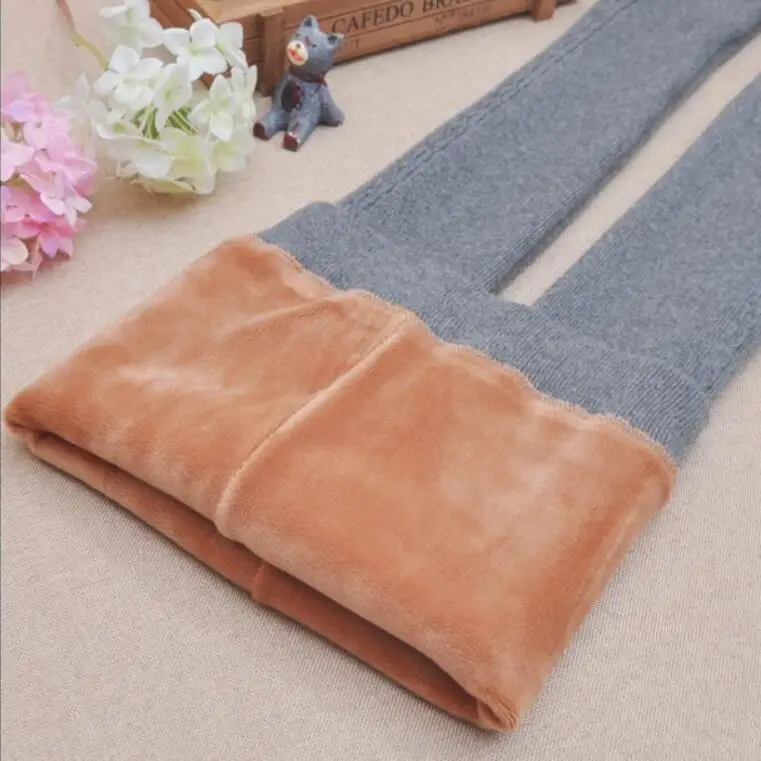 grey girls leggings Г. Леггинсы для девочек осенне-зимние детские штаны, плотные теплые хлопковые леггинсы с эластичной резинкой на талии штаны для девочек, брюки JW2754A - Цвет: grey girls leggings