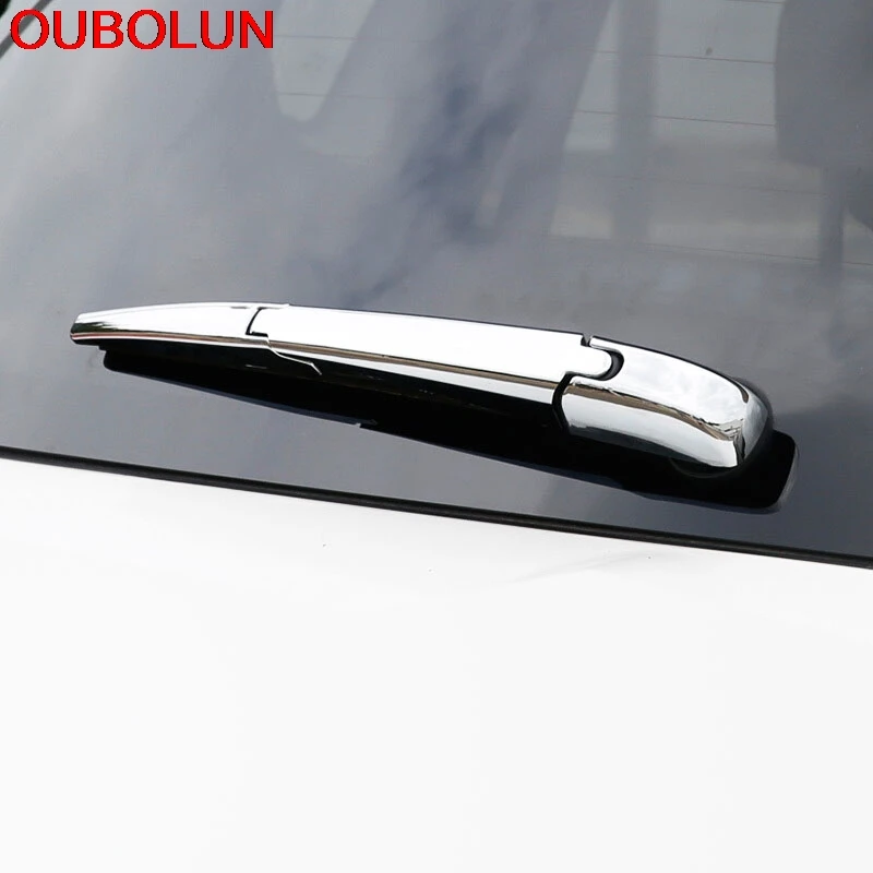 Крышка стеклоочистителя OUBOLUN для Toyota RAV4 2016 снаружи задний хвост дождевик молдинг