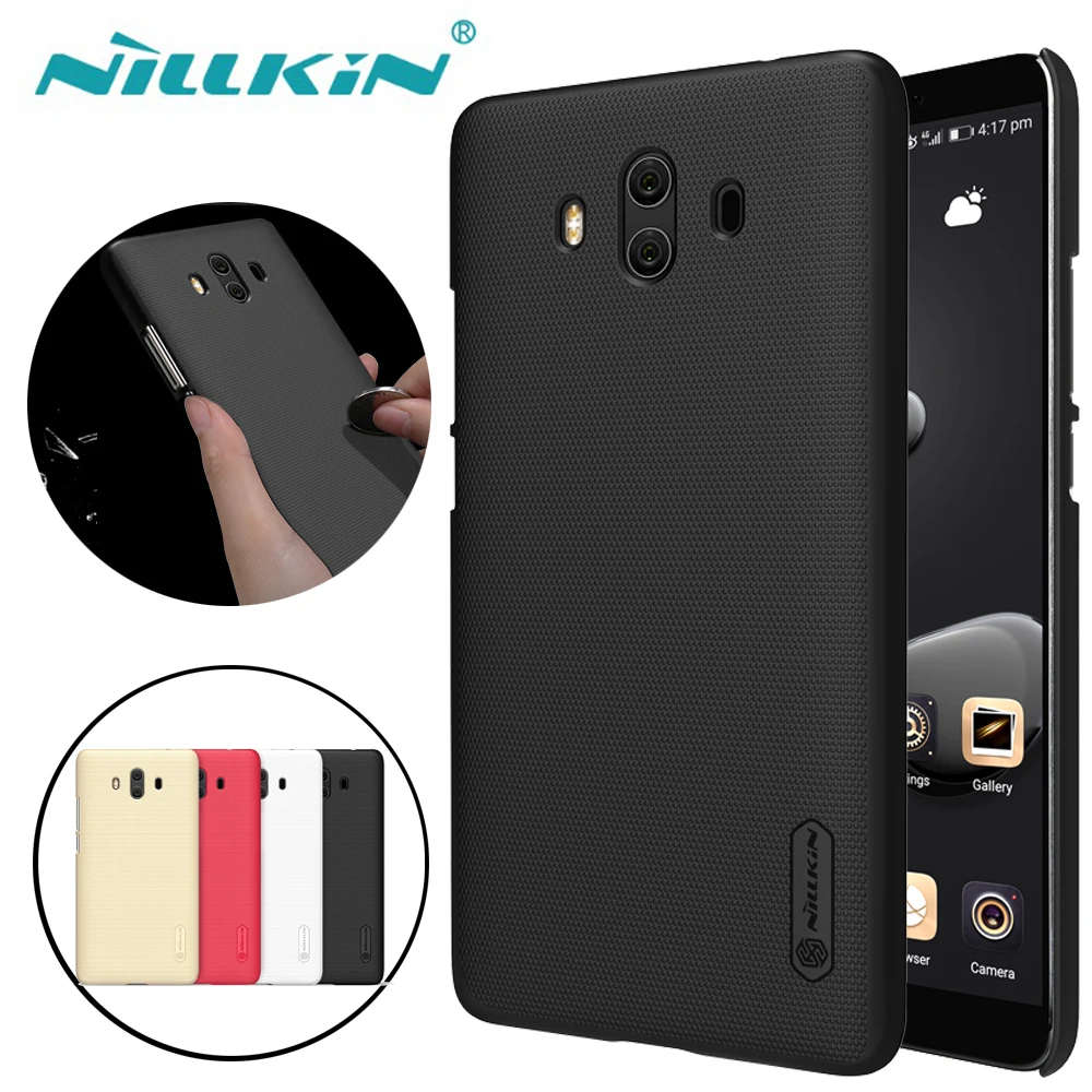 Nilkin Capa для huawei mate 10 чехол NILLKIN Матовый Щит Жесткий пластик PC задняя Сумка для телефона чехол для huawei mate 10 X Pro