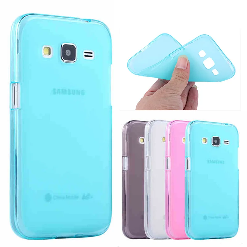 Мягкая термополиуретановая крышка-чехол для samsung Galaxy Core Prime G360 G360H G360F G361H G361F силиконовый защитный чехол для задней панели телефона кожного покрова