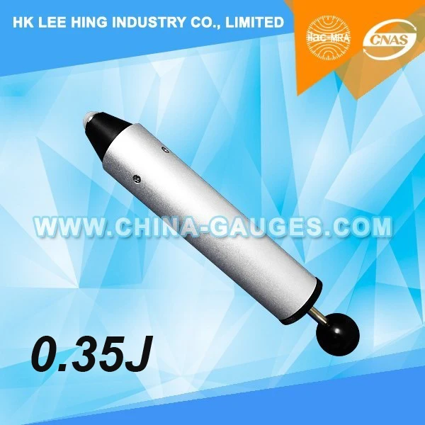 

0.35J Spring Impact Hammer of IEC 60068-2-75 (Included ISO 17025 CNAS & ILAC Calibration Certificate)
