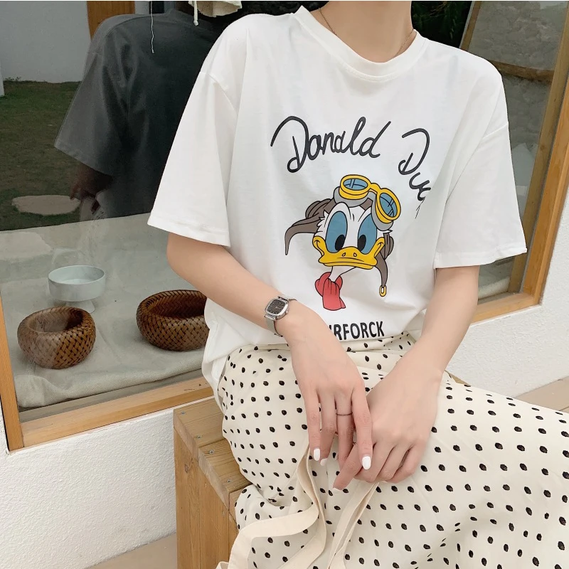 Футболка женская с коротким рукавом летняя 2019|Футболки| |