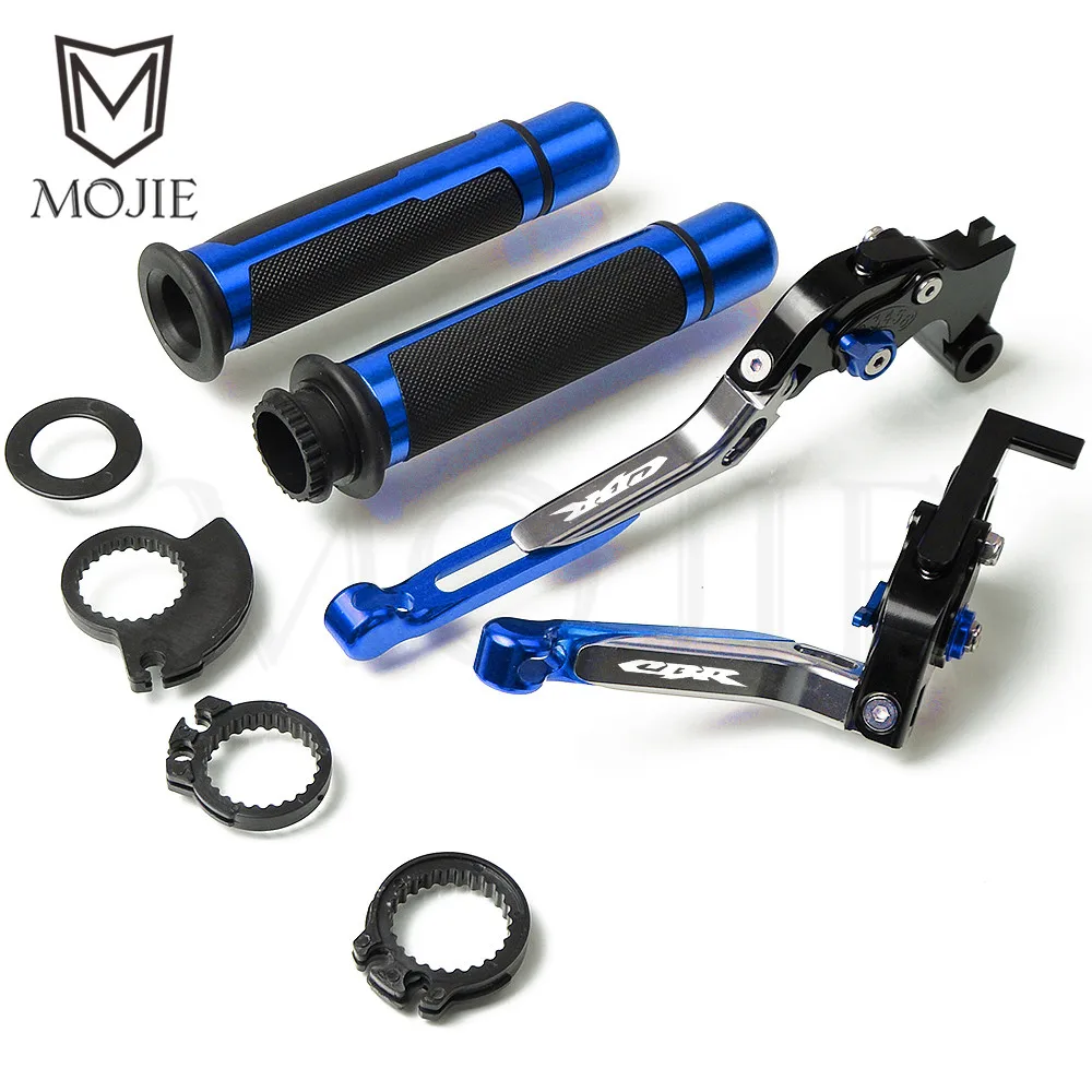 Black Titanium Blue Для Honda CBR250R CBR 250R 250 CBR250 R 2011-2013 2012 Мотоцикл с ЧПУ Регулируемый складной тормозной рычаг сцепления ручка ручки набор - Цвет: Black Titanium Blue