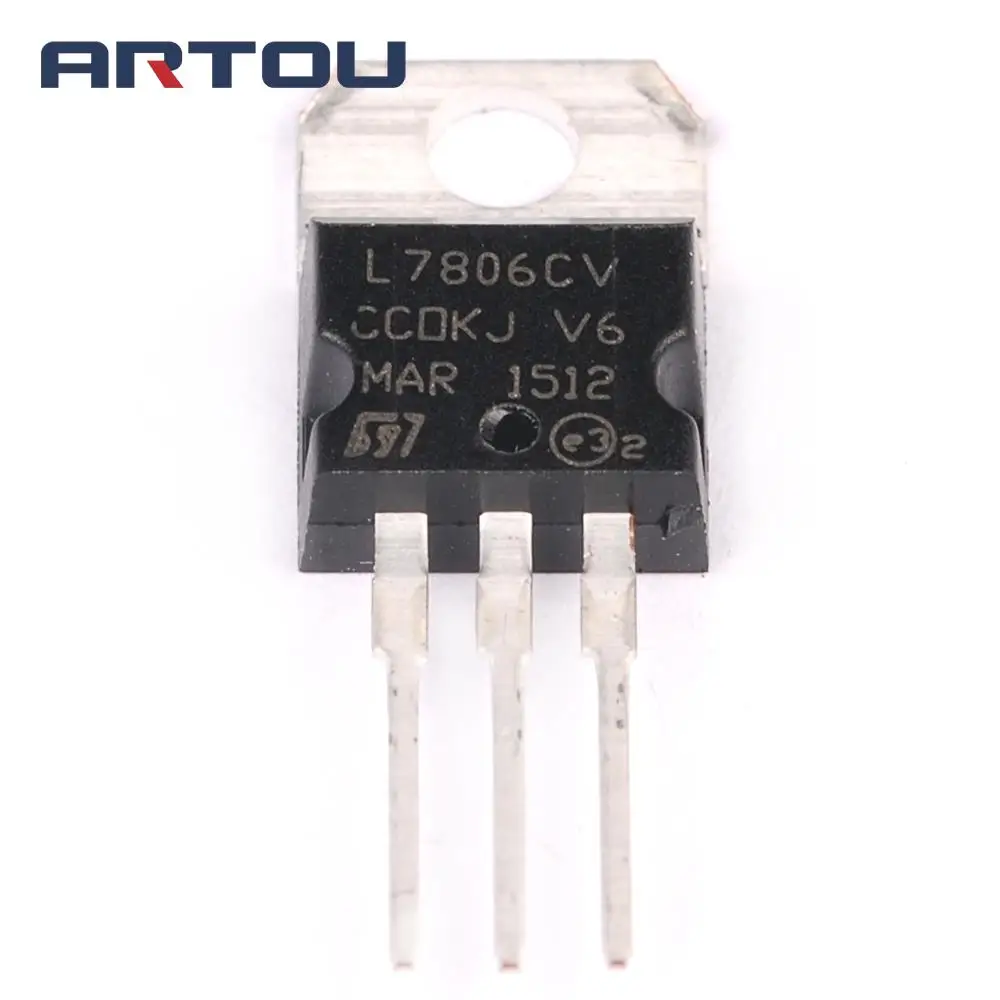 10 шт. L7806CV L7806 7806 6V 1,2-1.5A Напряжение регулятор TO-220