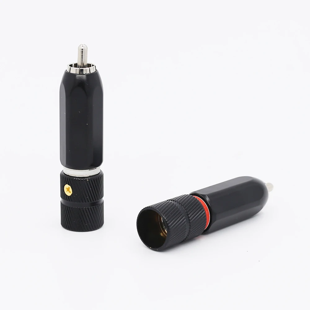 Высококачественный аудиоразъем RCA с родиевым покрытием Hi fi коннектор для