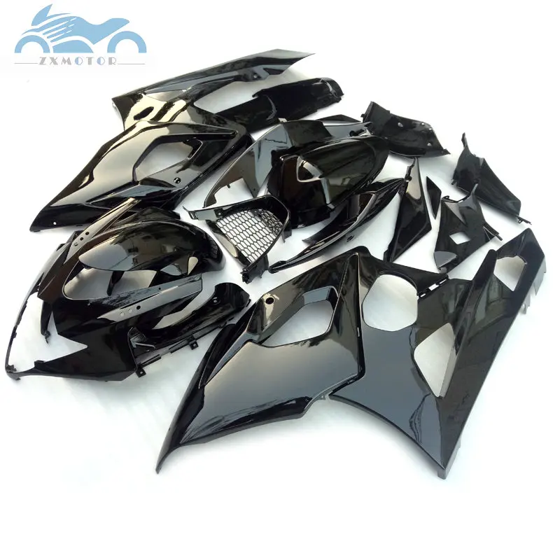 

Free Custom Fairing kits for SUZUKI K5 GSXR1000 2005 2006 motorcycle sport fairings kit 05 06 GSXR 1000 glossy black bodywork