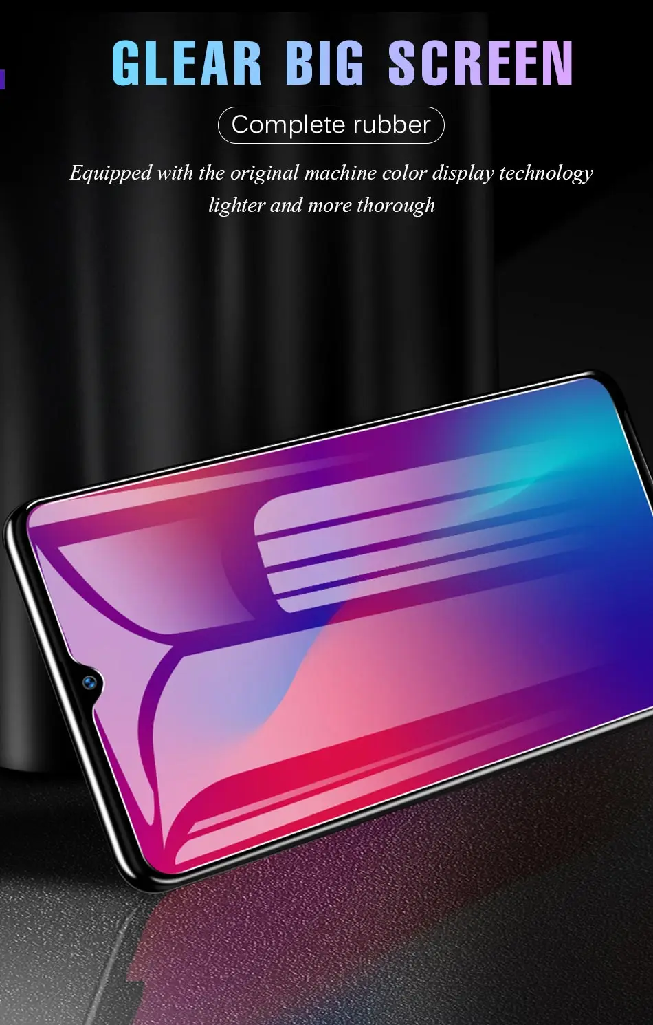 21D полное изогнутое Защитное стекло для samsung Galaxy A50 A10 A20 A30 Защита экрана для M10 M20 M30 стекло Темпер