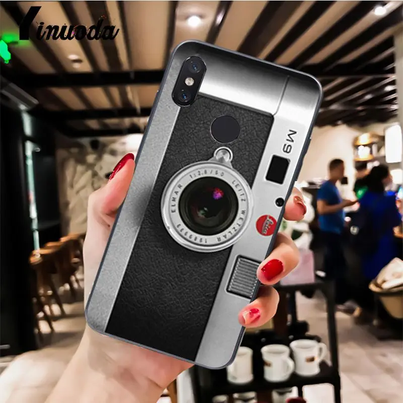 Мягкий силиконовый черный чехол Yinuoda в стиле ретро для камеры Xiaomi Redm4X 6A 5A 7A Redmi5 5Plus