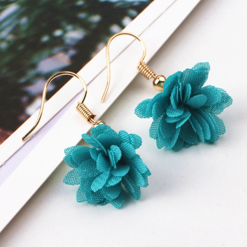 Новые модные тканевые серьги с кисточками для женщин и девушек подвески