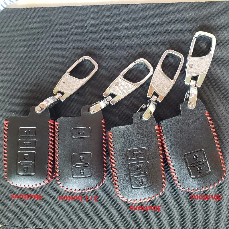 Чехол для автомобильного брелка из натуральной кожи Toyota Carens RAV4 Camry Avalon Land Crusizer