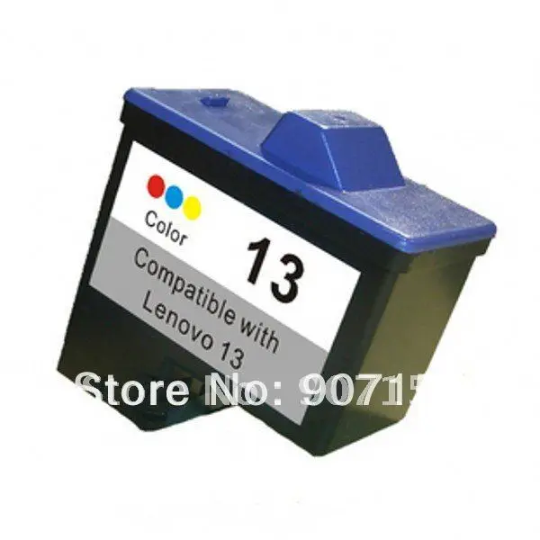 Бесплатная доставка совместимый 13-цветный чернильный картридж для Lenovo