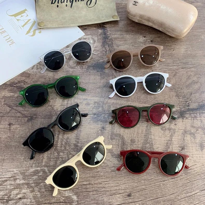 MYT_0116 Kids Sunglasses Boys And Girls Retro Children Sunglasses Round Sun Glasses Vintage Baby Oculos Retro Eyewear