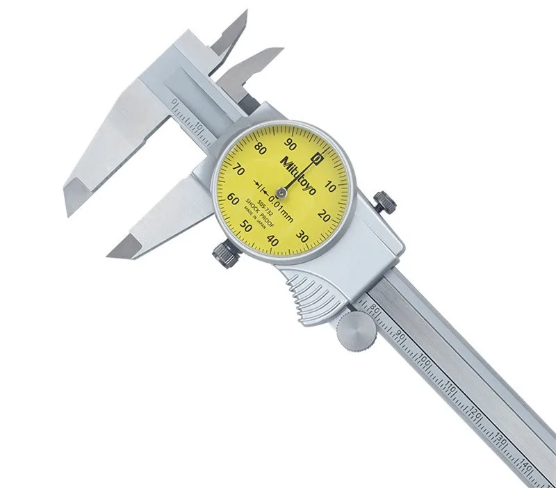 Mitutoyo Циферблат суппорт 0-150 мм/0,01 505-732 Калибр из нержавеющей стали штангенциркуль Paquimetro измерительные инструменты