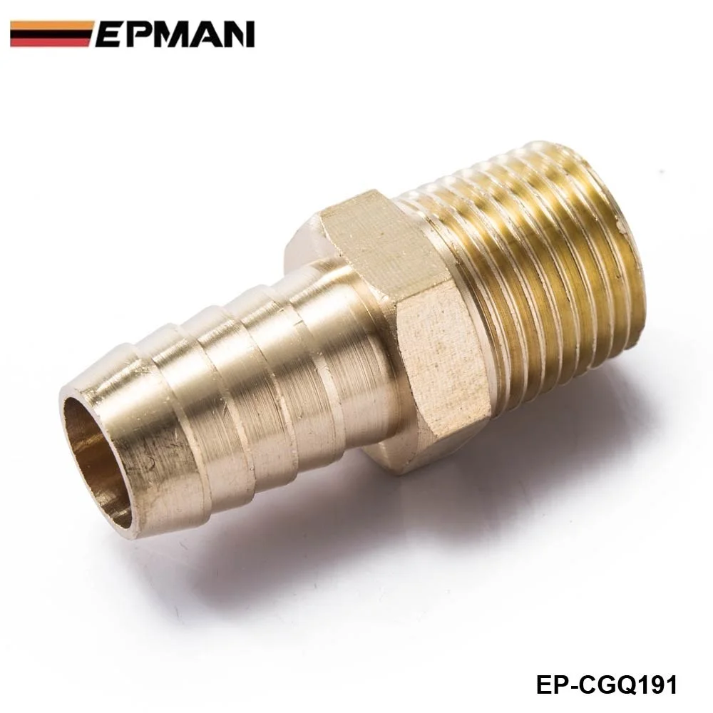 Латунный 1/2 &quotMNPT x 5/8&quot шланг Барб фитинг для BMW VW AUDI вакуумная линия/Топливный