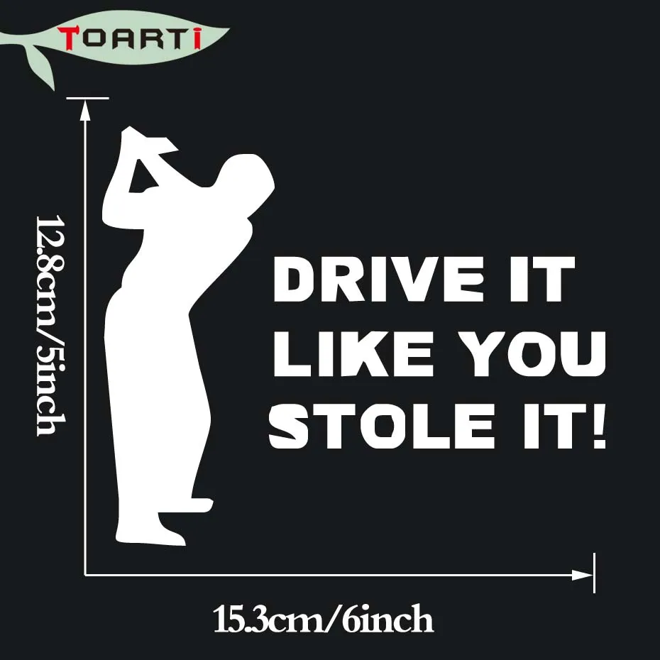 Golf Drive It Like whold Виниловая наклейка для автомобиля Спортивная игры в гольф Грузовик