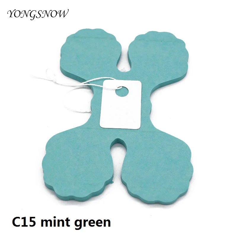 C15mint green 3,6 м четырехлистная бумага в виде клевера гирлянды-поделки, принадлежности для свадебной вечеринки, украшения для дома, баннеры для детского праздника, Пасха - Цвет: C15mint green