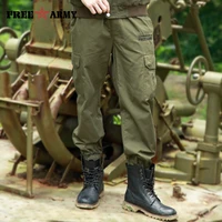 free army 2018 new mens pants elastic foot close regular pants tactical military men cargo pants multi pocket overalls mk 7311a