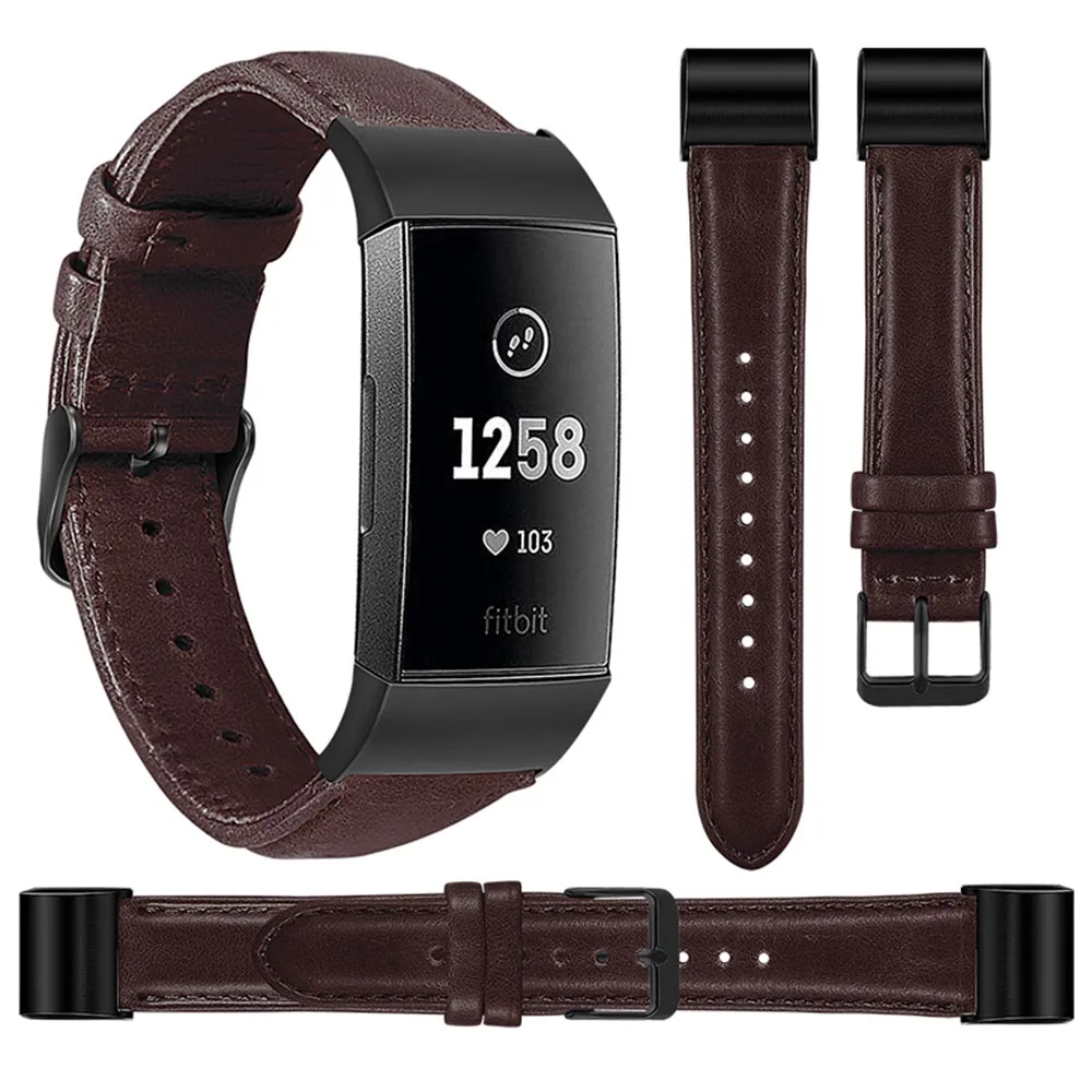 Tschick полосы для Fitbit заряд 3 и SE зимние ботинки из натуральной телячьей заменитель
