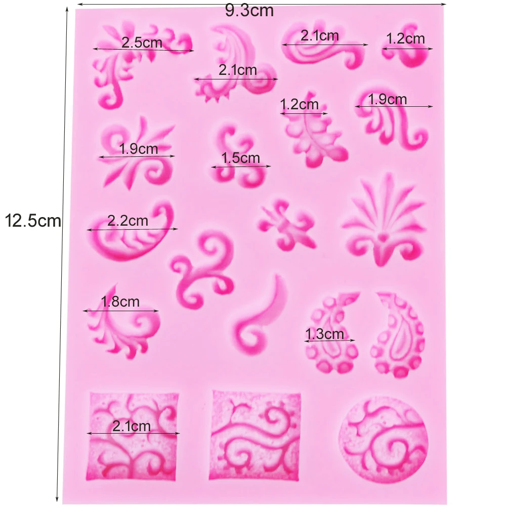 Sophronia M313 Retro Relief Cake Border Silicone Mold Fondant Decorating Tools Chocolate Gumpaste Moulds Kitchen Baking | Дом и сад