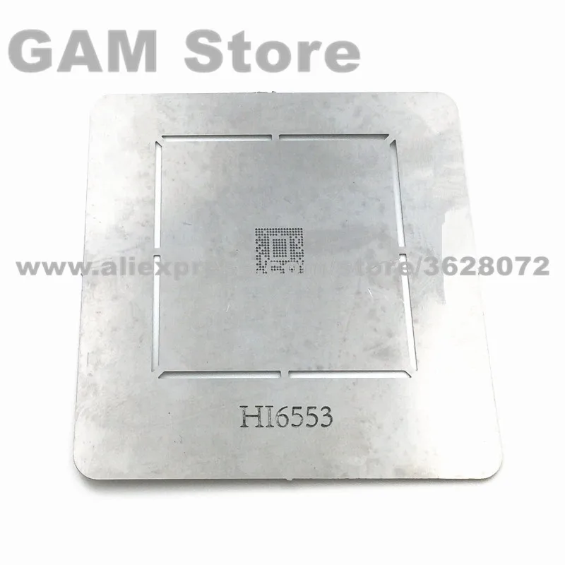 

HI6553 BGA Stencil For Huawei P8 power IC Chip Reballing Pins BGA Direct Heating Template 5pcs/lot