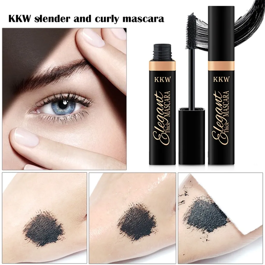 2019 Makeup Eyelash Mascara Eye Lashes makeup 4d silk fiber lash mascara Black Waterproof Color LD |
