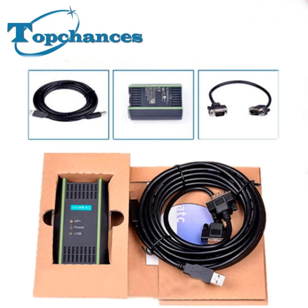 Высококачественный Новый ПЛК кабель для Siemens S7 200/300/400 6ES7 972 0CB20 0XA0 USB MPI + ПК|cable c|plc